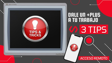 💡HMI PanelView Allen Bradley Tips & Tricks (Consejos y trucos) - Tutorial - CONEXION REMOTA