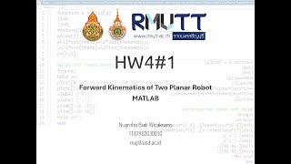 HW4#1 - Forward Kinematic of Two Planar Robots