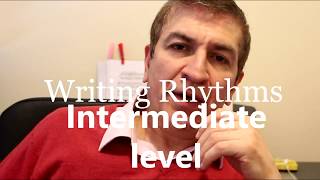 How to write the rhythm of a popular song in music notation