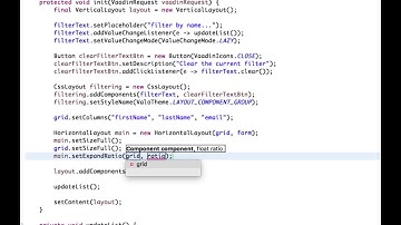Vaadin tutorial: Creating a form using plain Java