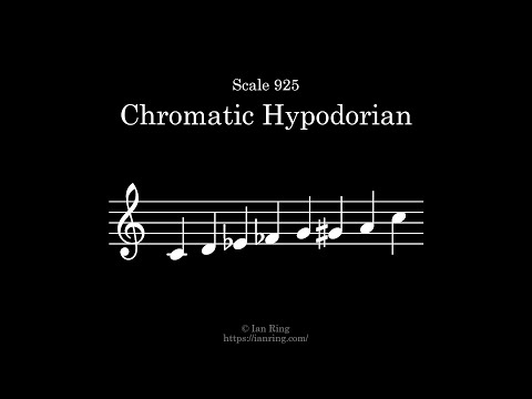 Scale 925 Chromatic Hypodorian