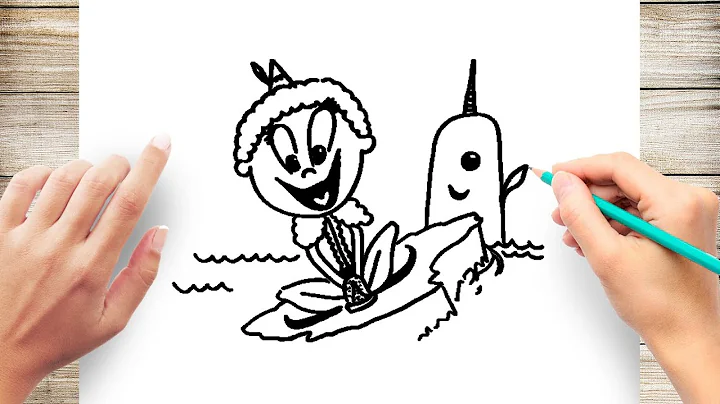 How to Draw Buddy The Elf and Mr Narwhal