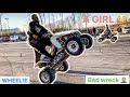 FIRST TIME RIDING A BANSHEE 350 AND THIS HAPPENED | WITH DARRIUS ANDERSON | I WHEELIE | MUST WATCH