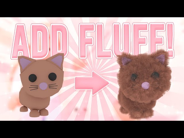 how to add FLUFF/FUR to your Roblox GFX ‧₊˚✩ 