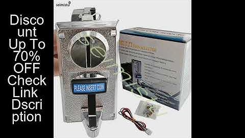 Multi-value coin acceptor Electronic Vending Machine Multi Coin Acceptor Selection Mechanism Arcade