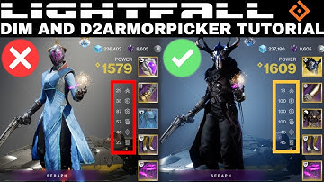 How to use DIM and D2Armorpicker