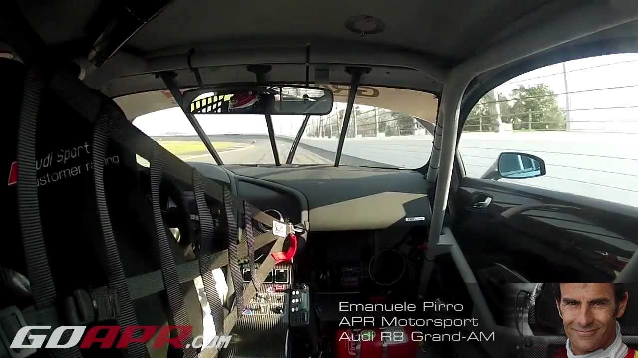 Emanuele Pirro Testing the APR Motorsport R8 LMS (Grand-AM) at Daytona International Speedway