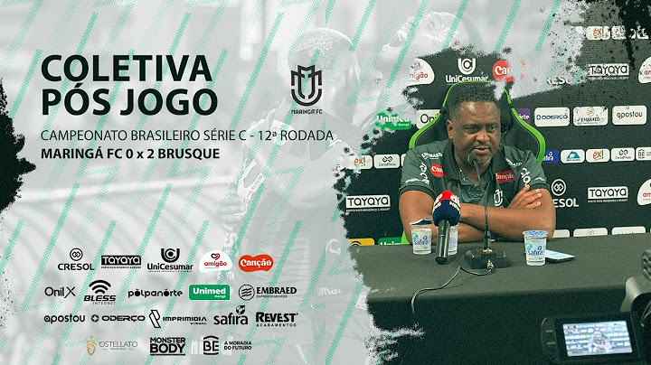 Coletiva pós jogo - Jorge Castilho - Maringá FC 0 X 2 Brusque - Brasileiro Série C - 12ª Rodada