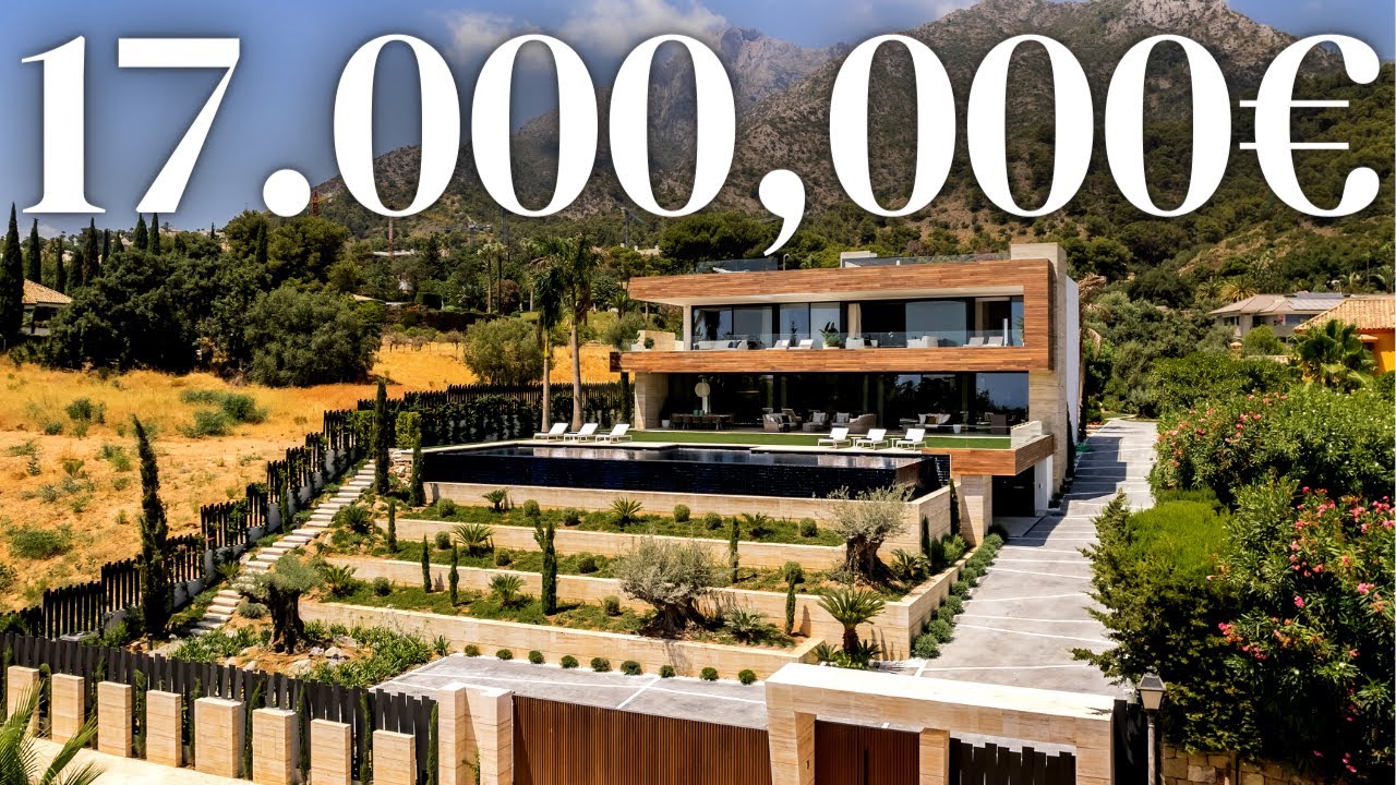 ⁣Newest & Coolest 17.000,000€ Mansion Just Hit the Market! Tour it with US! Marbella, Spain!