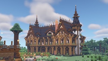 Fantasy Small Library (PART 1) - Minecraft Build Process