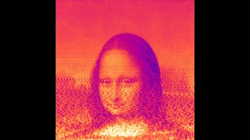 What does Mona Lisa sound like in a spectrogram #monalisa #davinci #spectrogram #leonardodavinci