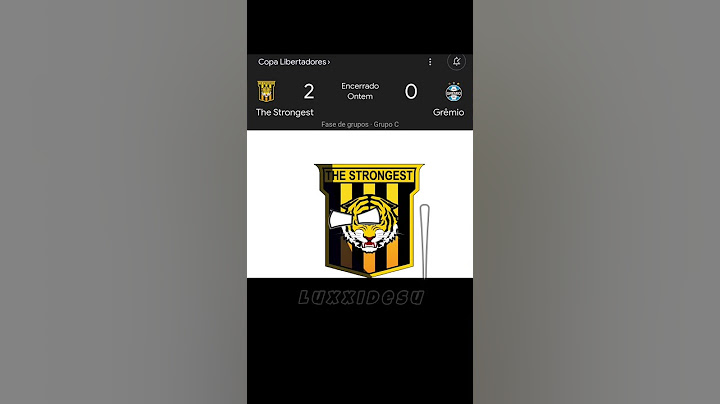 Grêmio x The strongest: #libertadores#futebol