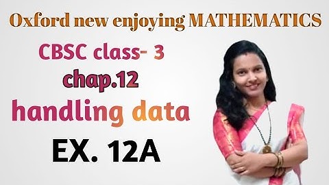 Chapter 12 Handling data Ex.12A |what is Pictograph?|CBSE Class-3 math