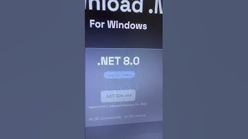 Installing dotnet 8 SDK