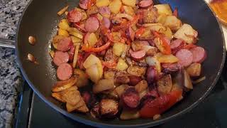 Fried Potatoes. Onions, and Kielbasa ??