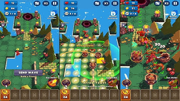 Maze Defenders (by Johan Lindberg) - free tower defense strategy game for Android and iOS - gameplay