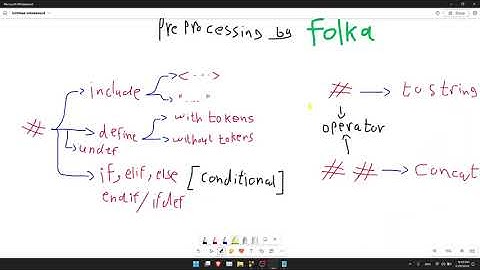 C++ | Preprocessing
