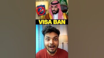 SAUDI ARABIA BANS VISAS FOR INDIANS!! #shorts #short #saudiarabia