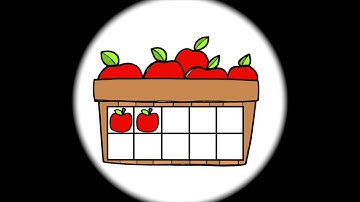 Subitizing Video: Apple Subitizing Video SLOW VERSION