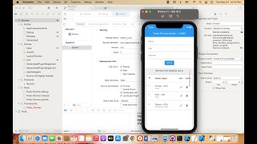 iOS Demo: Flutter SQLite CURD in XCode iOS Application