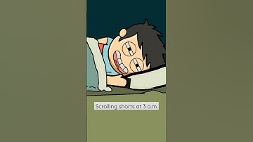 scrolling through shorts at 3 a.m. with my alarm set for 6 a.m. | #animation #shorts