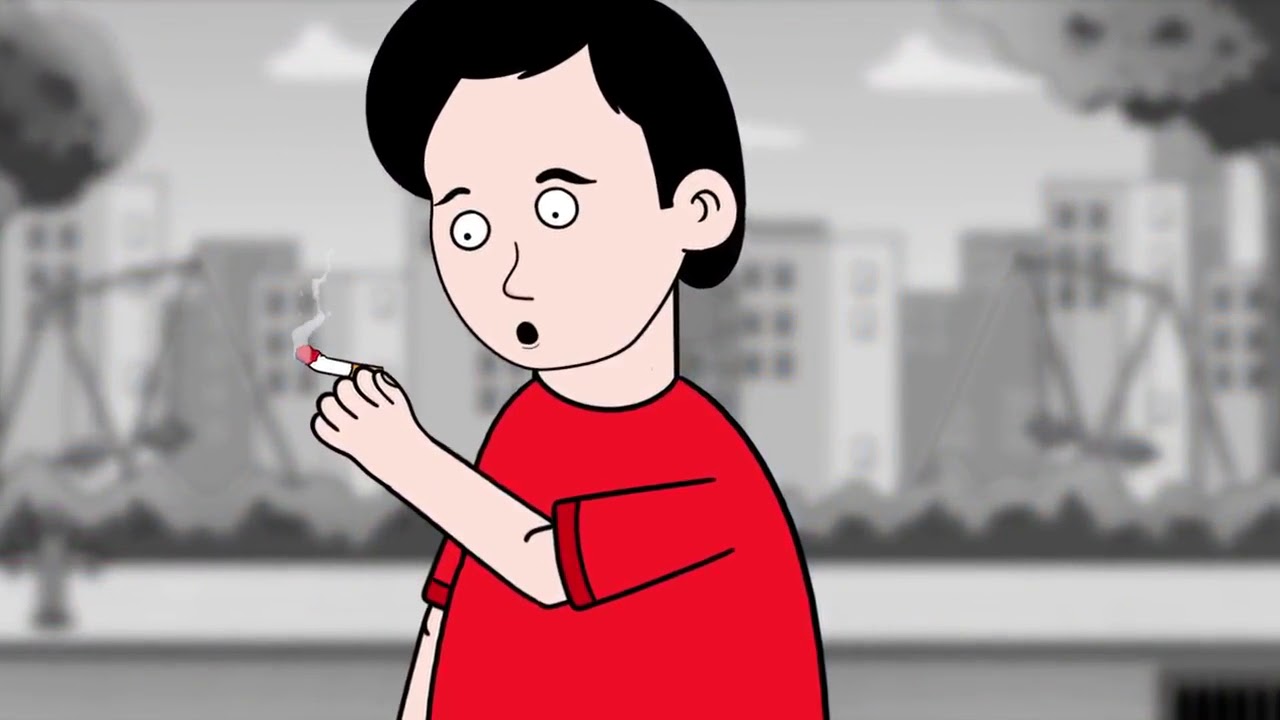 Dont Smoke! NO SMOKING ( short 2D animation video ) - YouTube