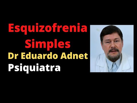 ESQUIZOFRENIA SIMPLES | CID F20.6 | Dr Eduardo Adnet | Psiquiatra