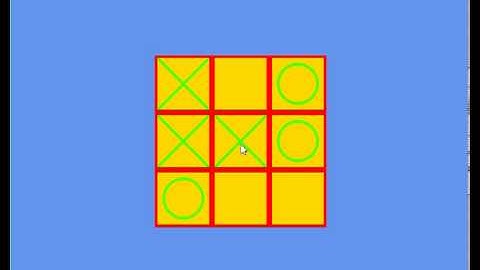 Programming Assignment 4 - tic tac toe