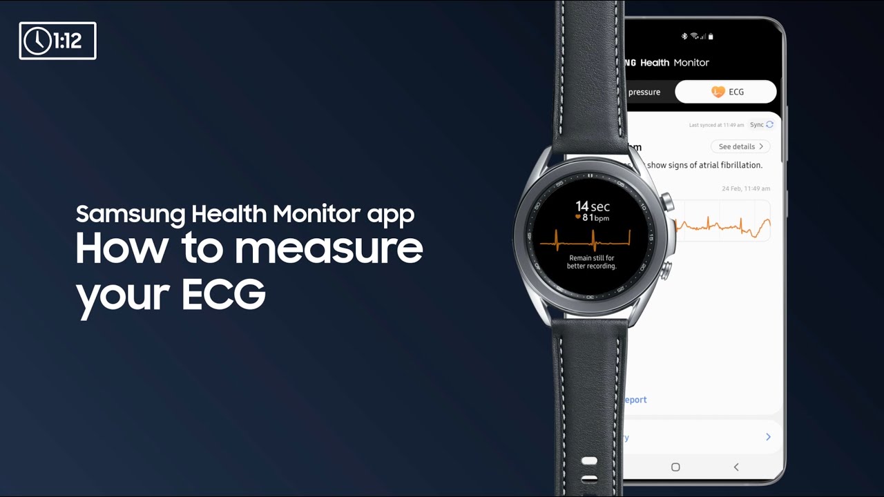 Mesurez votre ECG avec la gamme Samsung Galaxy Watch