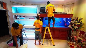 ป๋อง พระราม 2 โครงการ 2 - งาน O4FS ตู้ปลากรองบน 60 24 18/ 3 ชั้น จัดเต็มทุกอุปกรณ์/ วันเดียวจบ Set 1