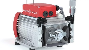 Working principle of the Pfeiffer Vacuum diaphragm pump MVP