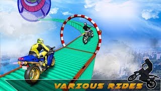 Heavy Bike Impossible Sky Track Stunts screenshot 5