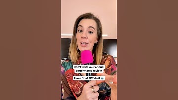 Use Chat GPT to write your performance review this year. #chatgpt #shorts