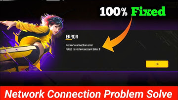 Free Fire Network Connection Error Server Login Failed: 2 | Free Fire Network Connection Problem fix