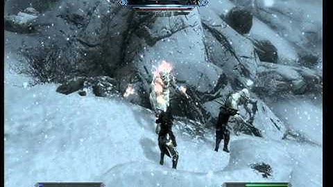 Skyrim Battlemage Gameplay