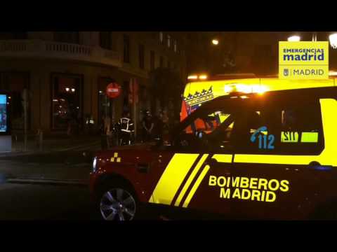 Bomberos de Madrid sofocan incendio en terraza del Círculo de Bellas Artes