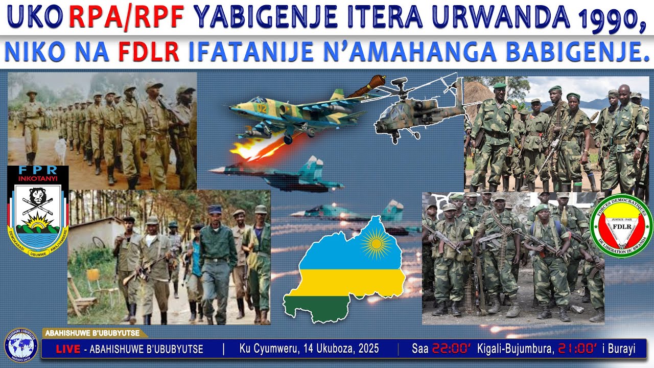 UKO RPA /RPF YABIGENJE ITERA U #RWANDA 1990, NIKO NA #FDRL IFATANIJE N ...