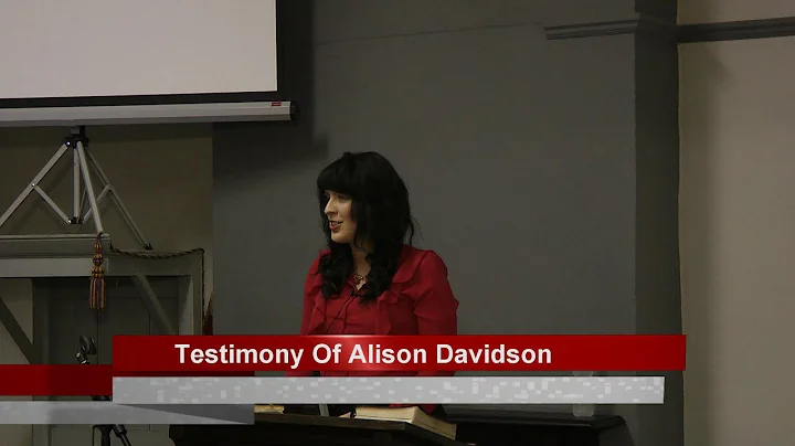 Testimony Of Alison Davidson