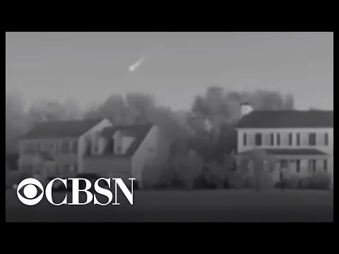 Fireball soaring over North Carolina caught on video.