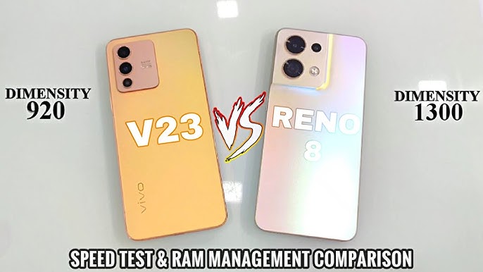 Vivo V23 5G Vs Oppo Reno 6 5G Speed Test & Camera Comparison