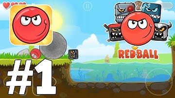 Red Ball 4 - Level 1 To 7 Gameplay Walkthrough Part 1 - (iOS, Android)