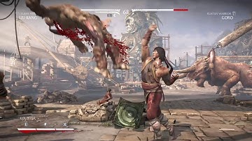 Mortal Kombat X Liu Kang VS Goro