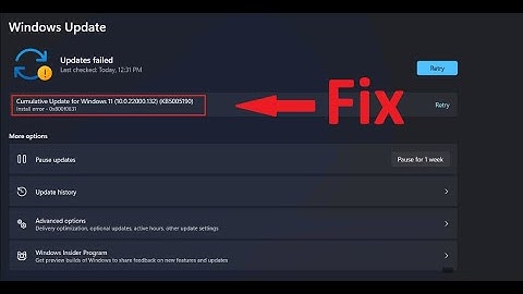 Fix Update Error 0x800f0381 in Windows 10/11