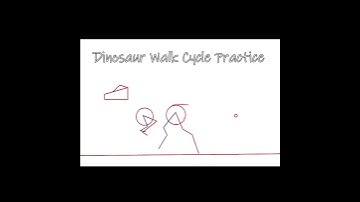 Dinosaur Walk Cycle Practice