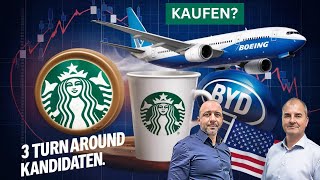 3 Turnaround-Aktien: Boeing, Starbucks und BYD im Fokus