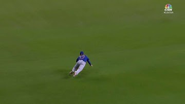 CHC@MIA: Bryant makes outstanding catch to rob Yelich