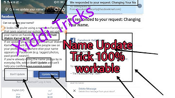 How To Update Your Facebook Name Account By-Xiddi