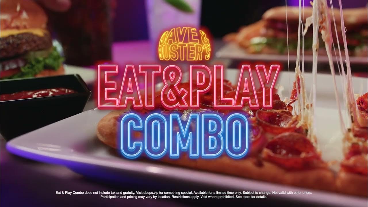 Dave & Buster’s Eat & Play Combo YouTube