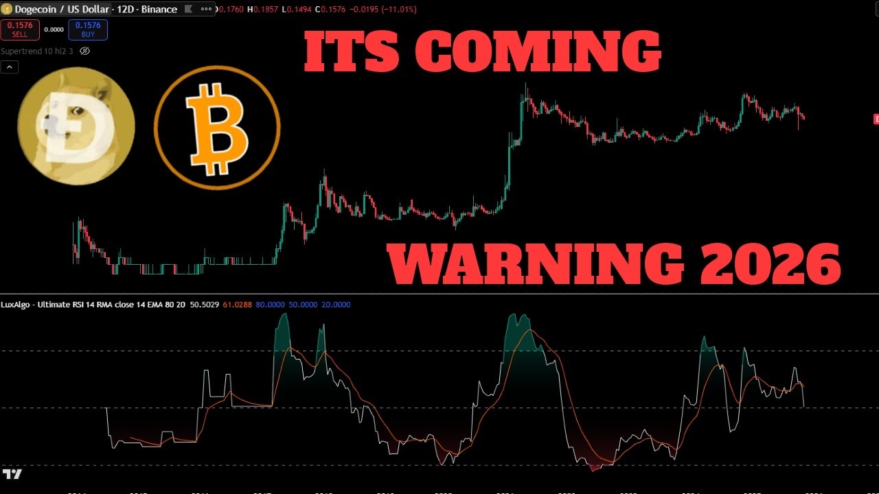 Биткоин и Догекоин готовятся к финальному обвалу до отметки ниже 50 000!? Грядёт финальный медвеж...