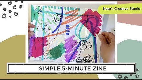 Get into a Creative Flow with this 5-minute Zine Exercise